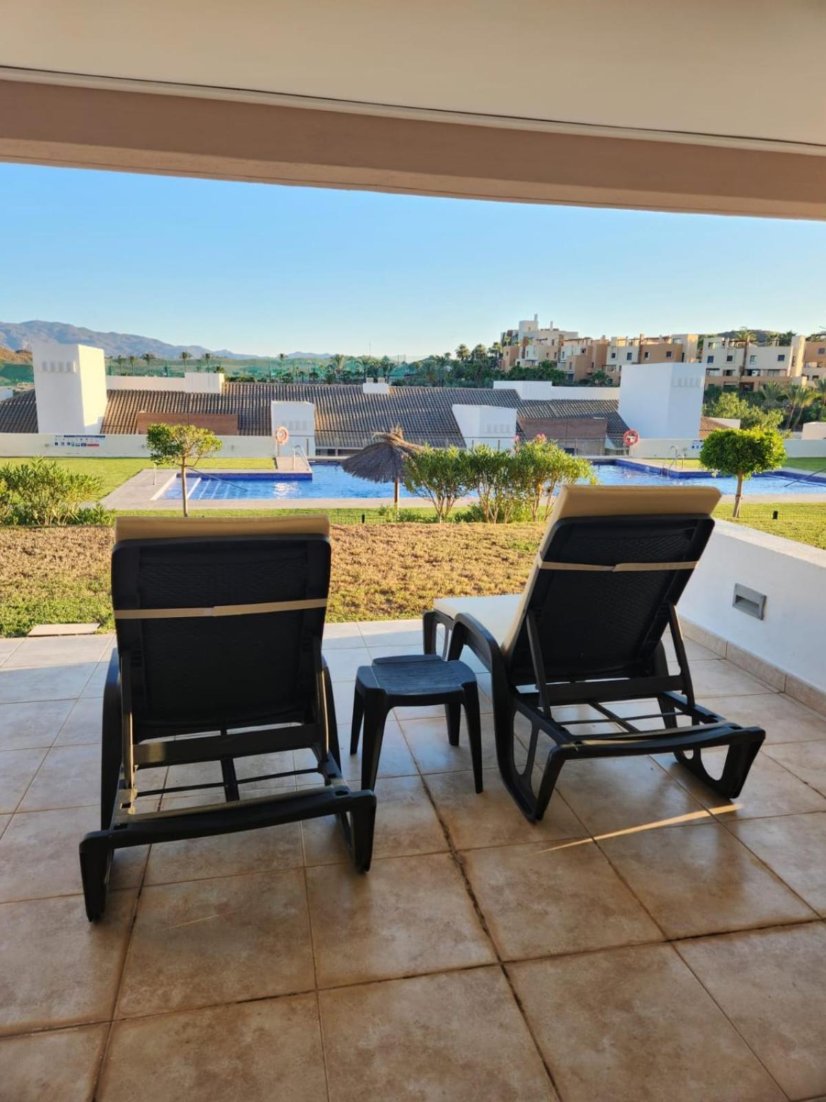 Bajo Con Vistas A La Piscina En Valle Del Este Golf Vera Zewnętrze zdjęcie