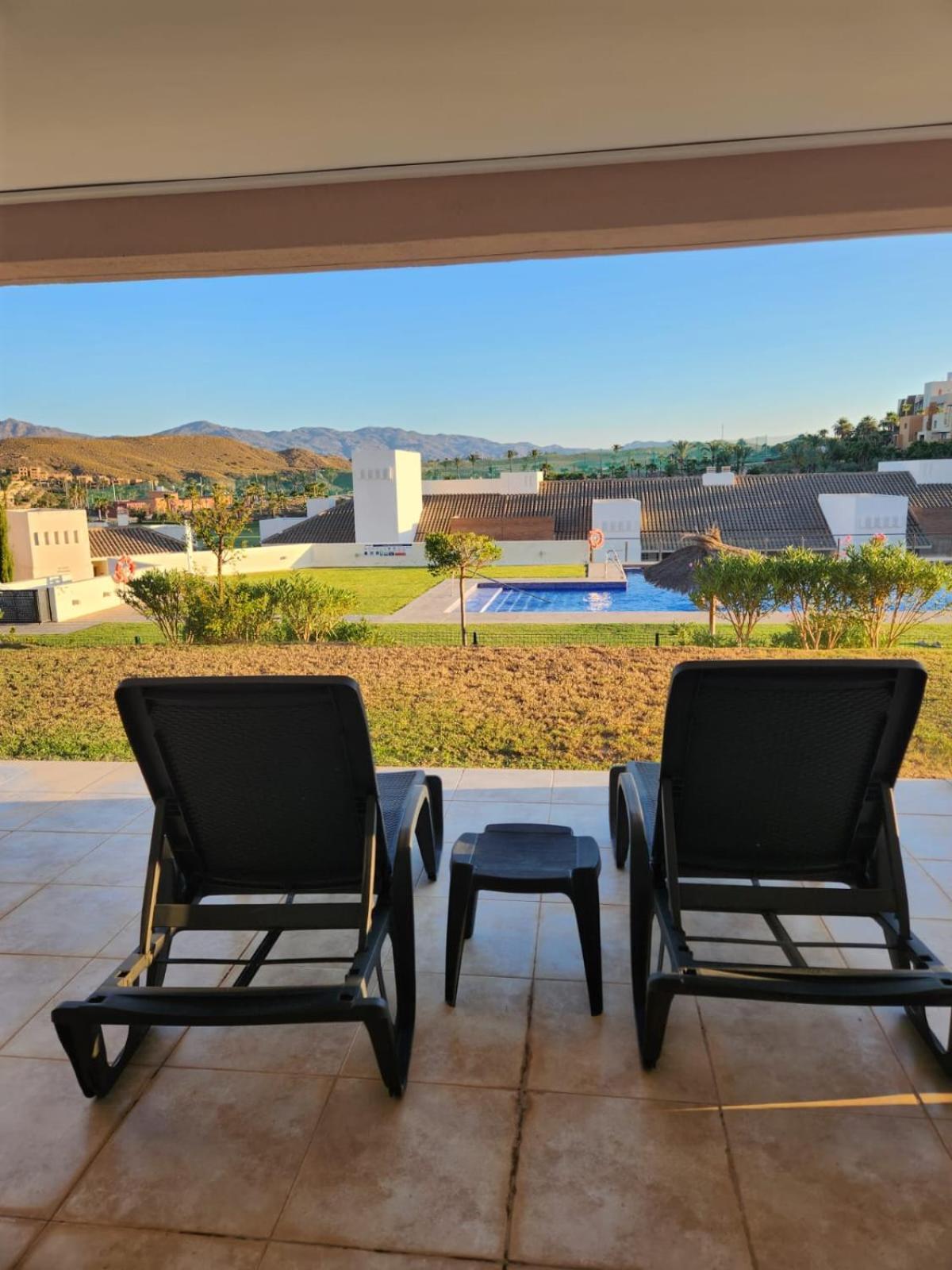 Bajo Con Vistas A La Piscina En Valle Del Este Golf Vera Zewnętrze zdjęcie